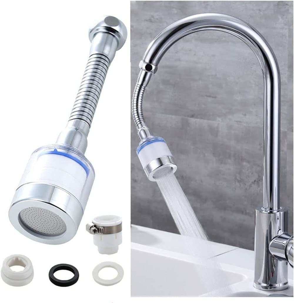 YYV Filterpumpen Wasserhahn Wasserfilter,AufbereitungTrinkwasser,spritzwassergeschützte, verlängerter Filterhahn 360° drehbar, Wasserfilter Wasserhahn