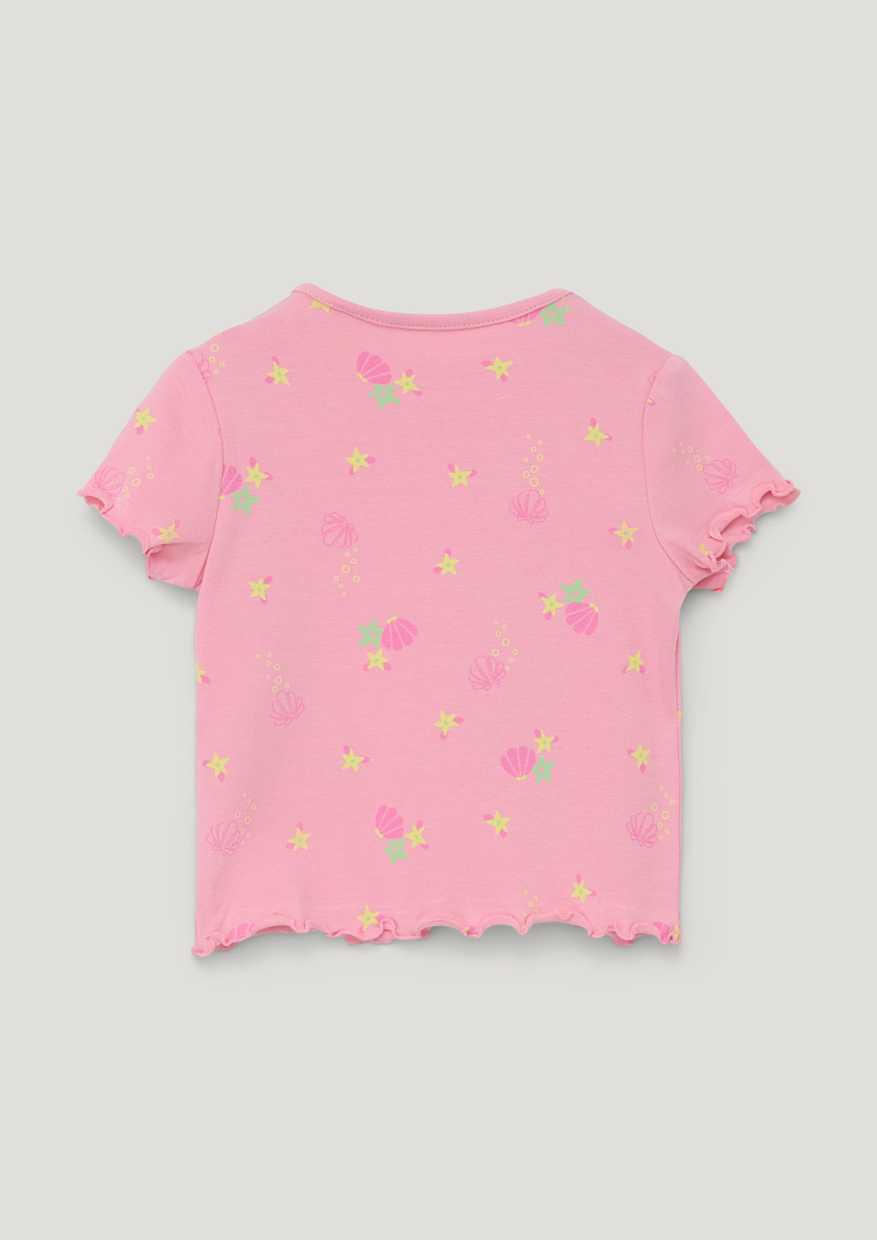 Baumwoll-Shirt mit All-over-Print  2131448-43A1