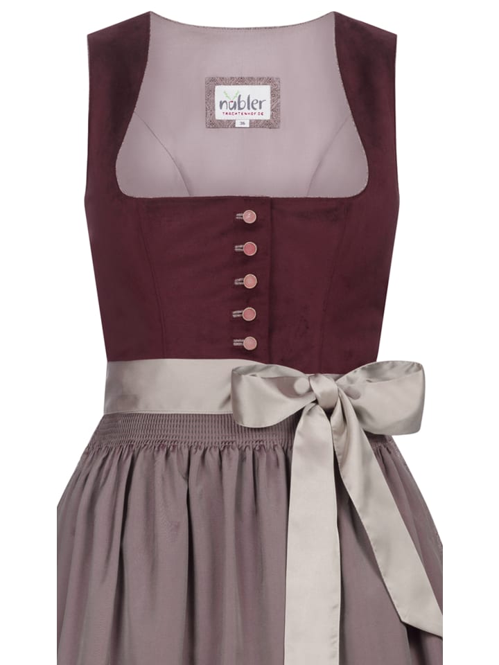 Nübler Mididirndl Gitte in Pflaume günstig kaufen