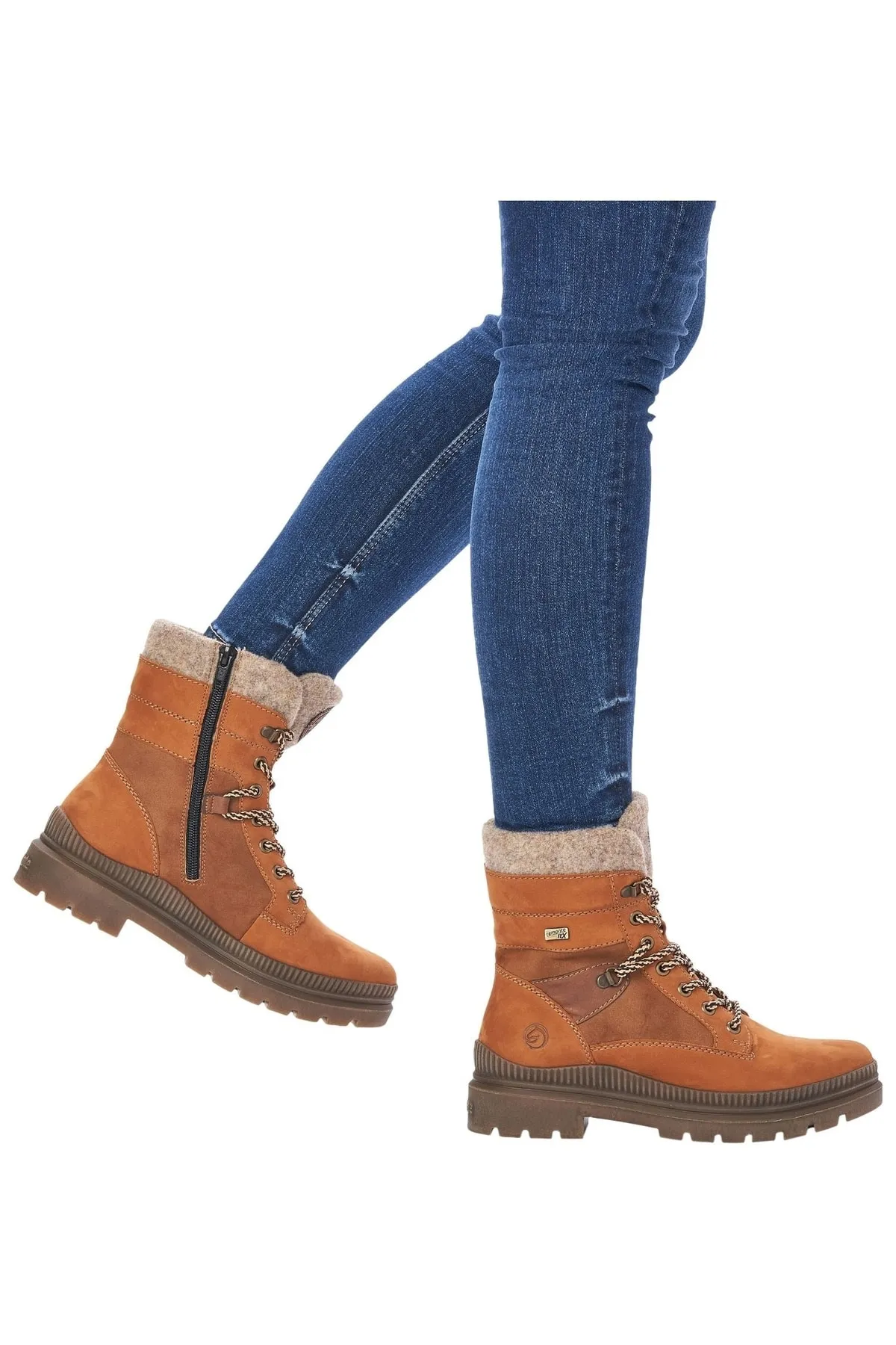 Remonte  Stiefelette - Braun - Blockabsatz