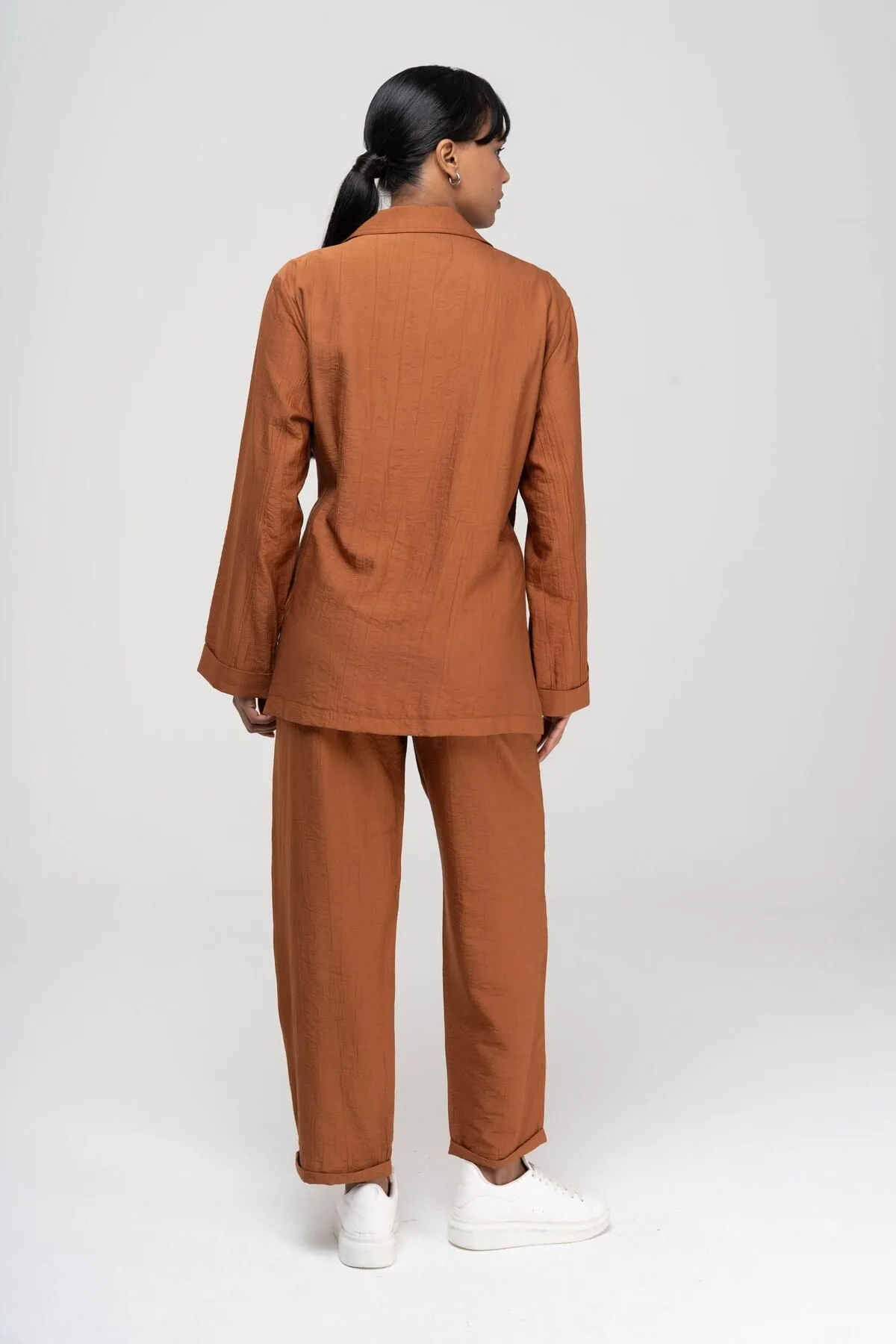 Olcay  Zweiteiler - Braun - Relaxed Fit