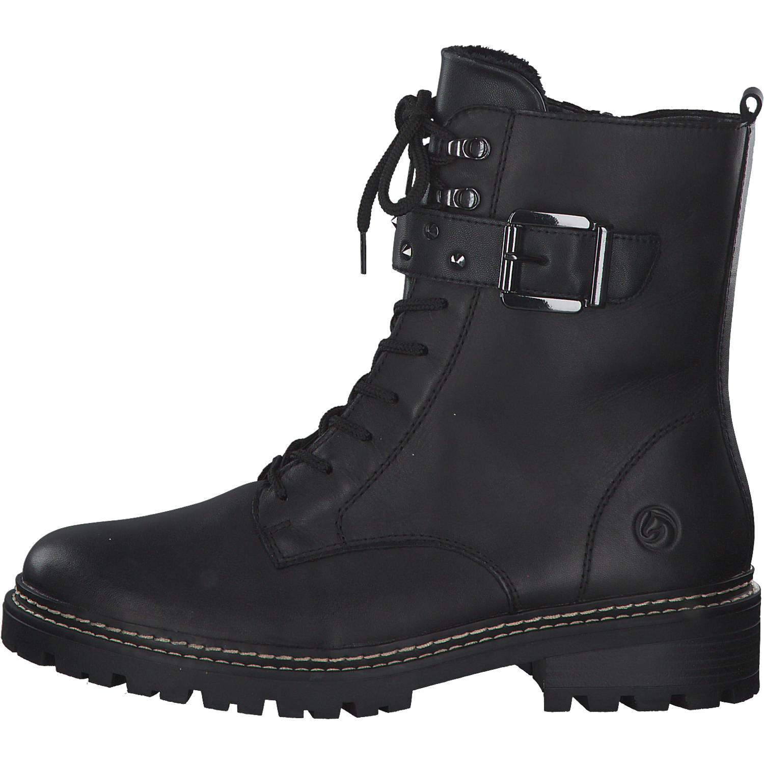 Remonte D0B73, Schnürstiefel, Damen, schwarz/schwarz