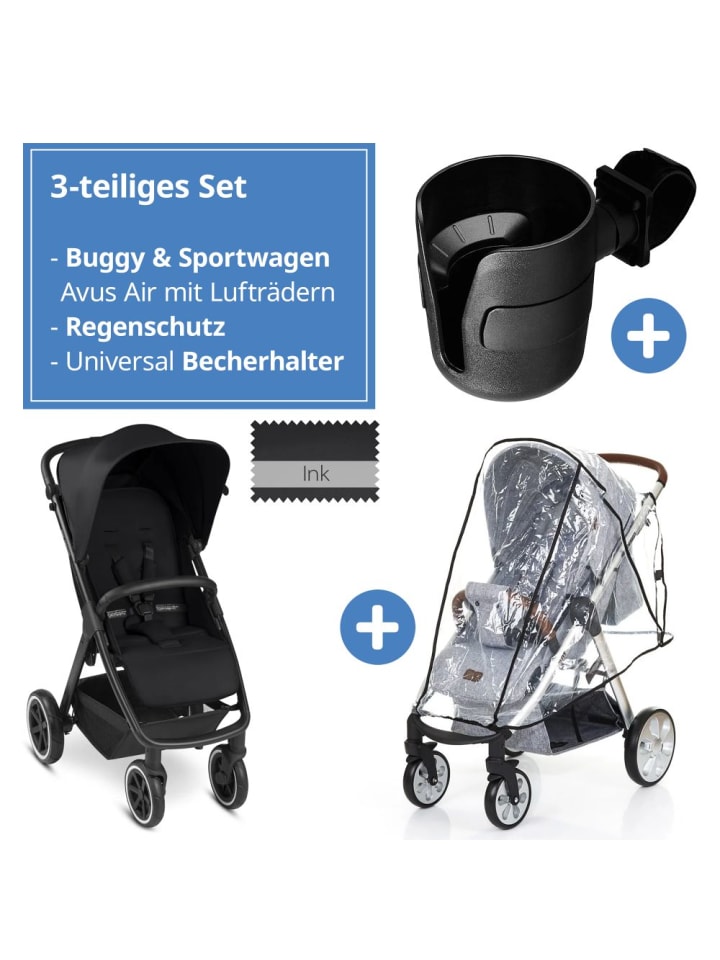 ABC-Design Buggy & Sportwagen Avus Air mit Lufträder - in schwarz günstig kaufen onesize