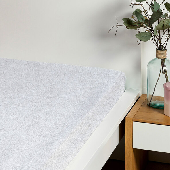 Supersoft Frottee-Stretch-Spannbetttuch, 90-100 x 200 cm, weiß