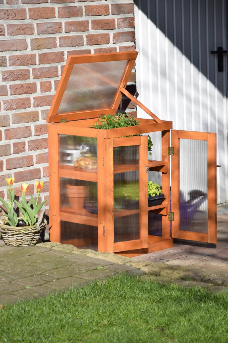 dobar Mini-Gewächshaus mit Polycarbonat-Scheiben