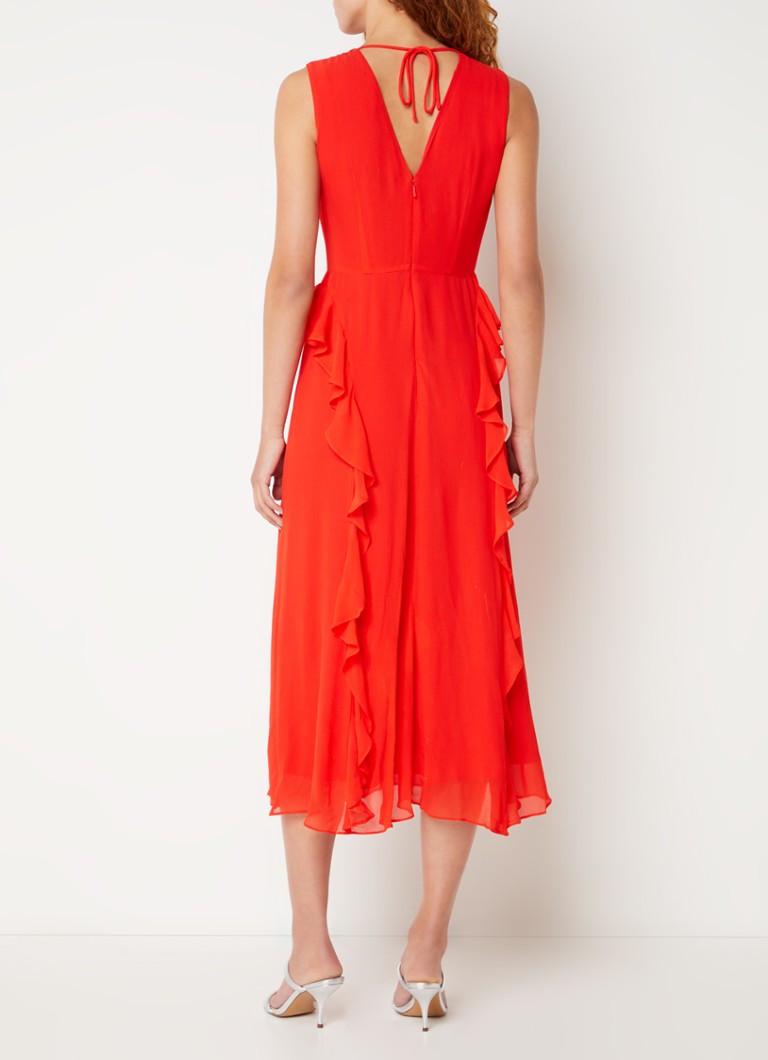 Rochie midi cu volane Nelli de la Whistles