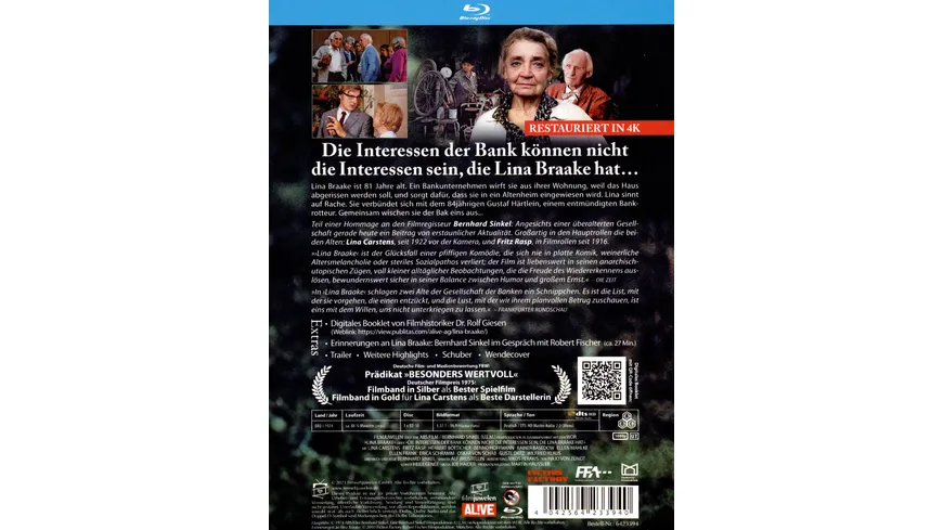 Lina Braake oder Die Interessen der Bank können nicht die Interessen sein, die Lina Braake hat