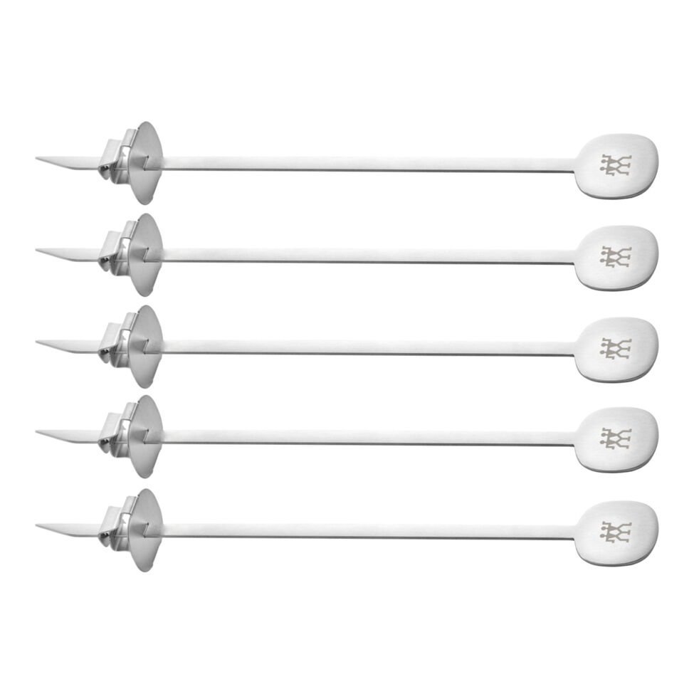 Grillspieße-Set, 5-tlg, Edelstahl