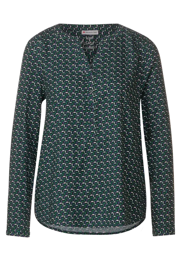 Street One Viskose Bluse mit Print