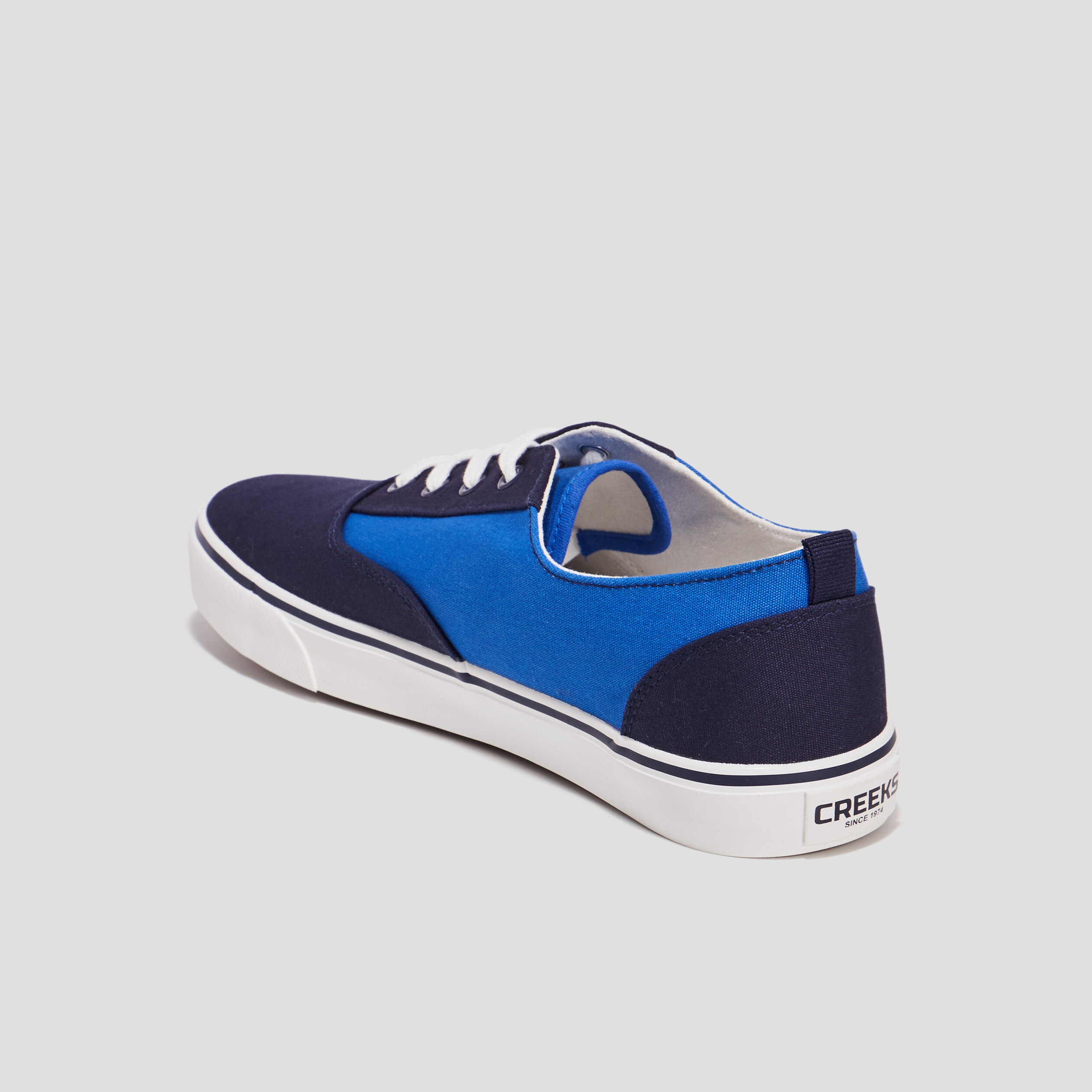 Tennis en toile à lacets Creeks bleu homme | La Halle