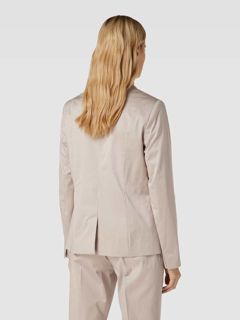 Blazer mit Knopfverschluss in stein
