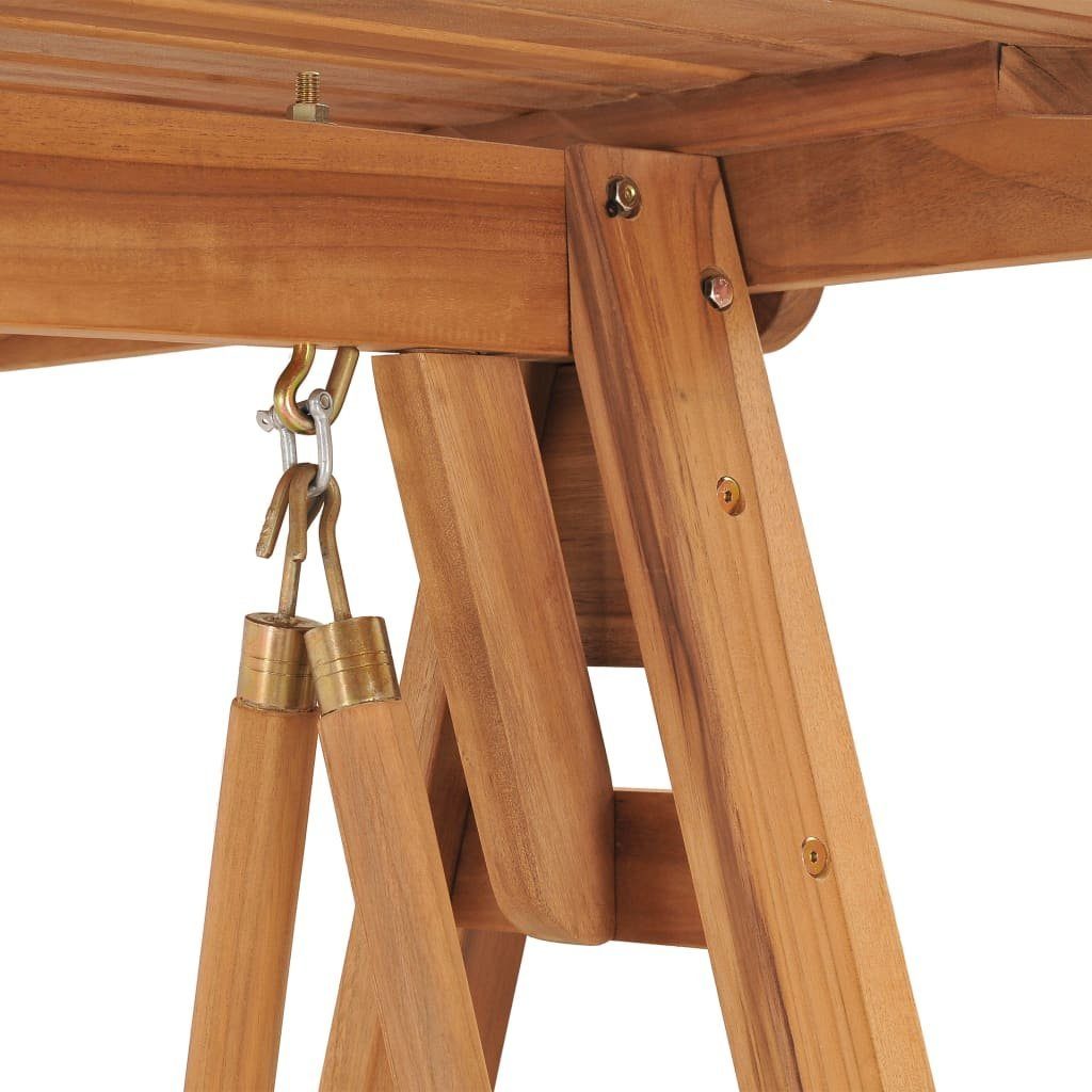 vidaXL Hollywoodschaukel Hollywoodschaukel 170 cm Massivholz Teak, 1 tlg.