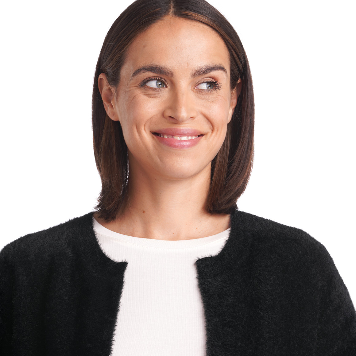 Damen Strickjacke in flauschiger Qualität