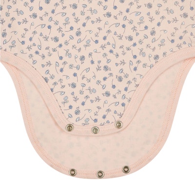 Body langarm, rosa für Mädchen