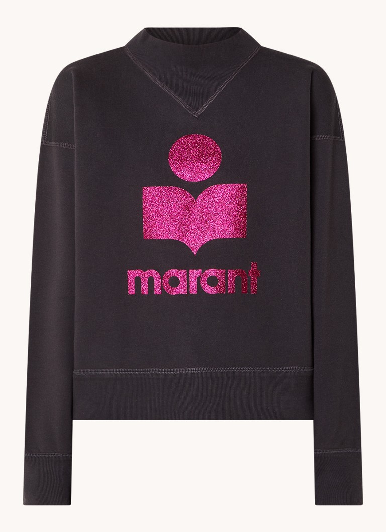 Maglione Moby di Isabel Marant con stampa logo e paillettes