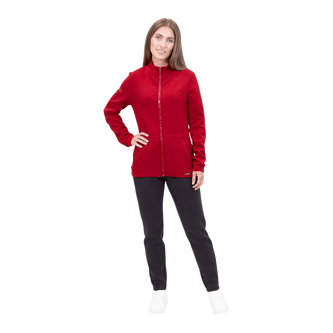 JAKO Pro Casual Jacke Damen Rot F141
