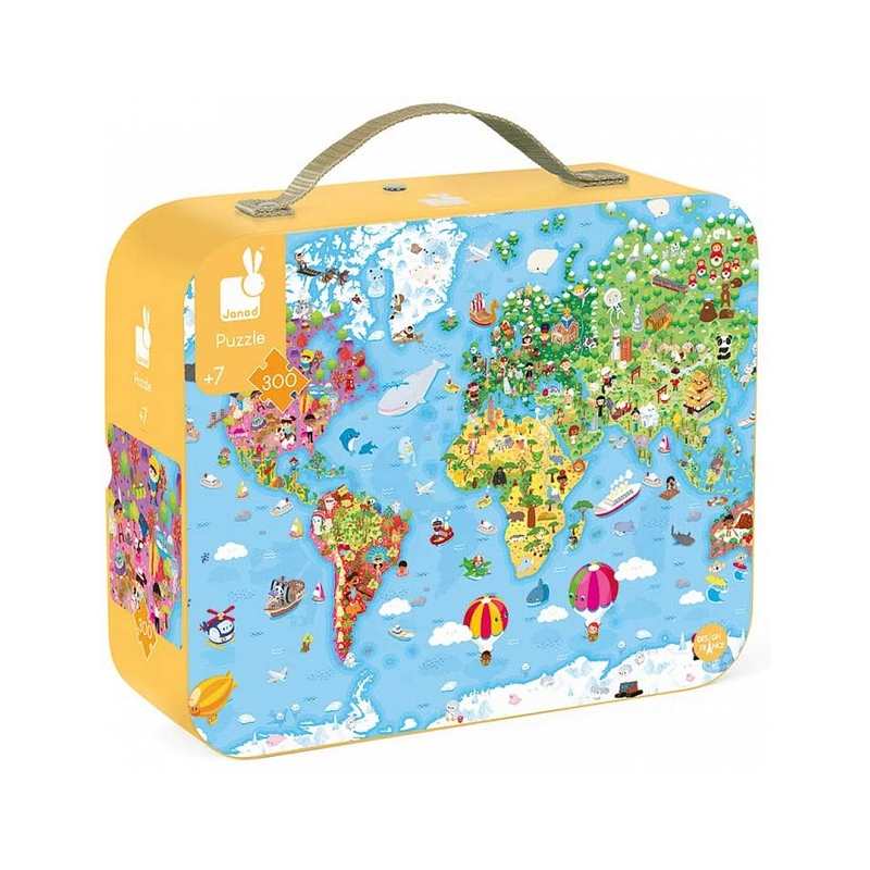 Puzzle Carte du monde 300 pièces
