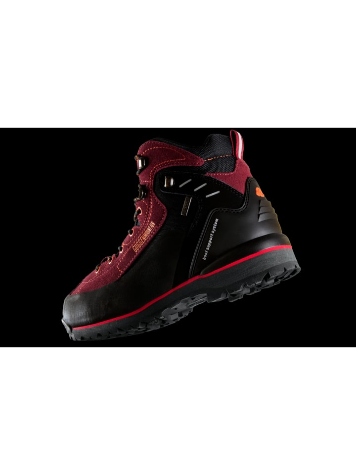 GUGGEN MOUNTAIN Wanderstiefel Gummikappe in Rot günstig kaufen