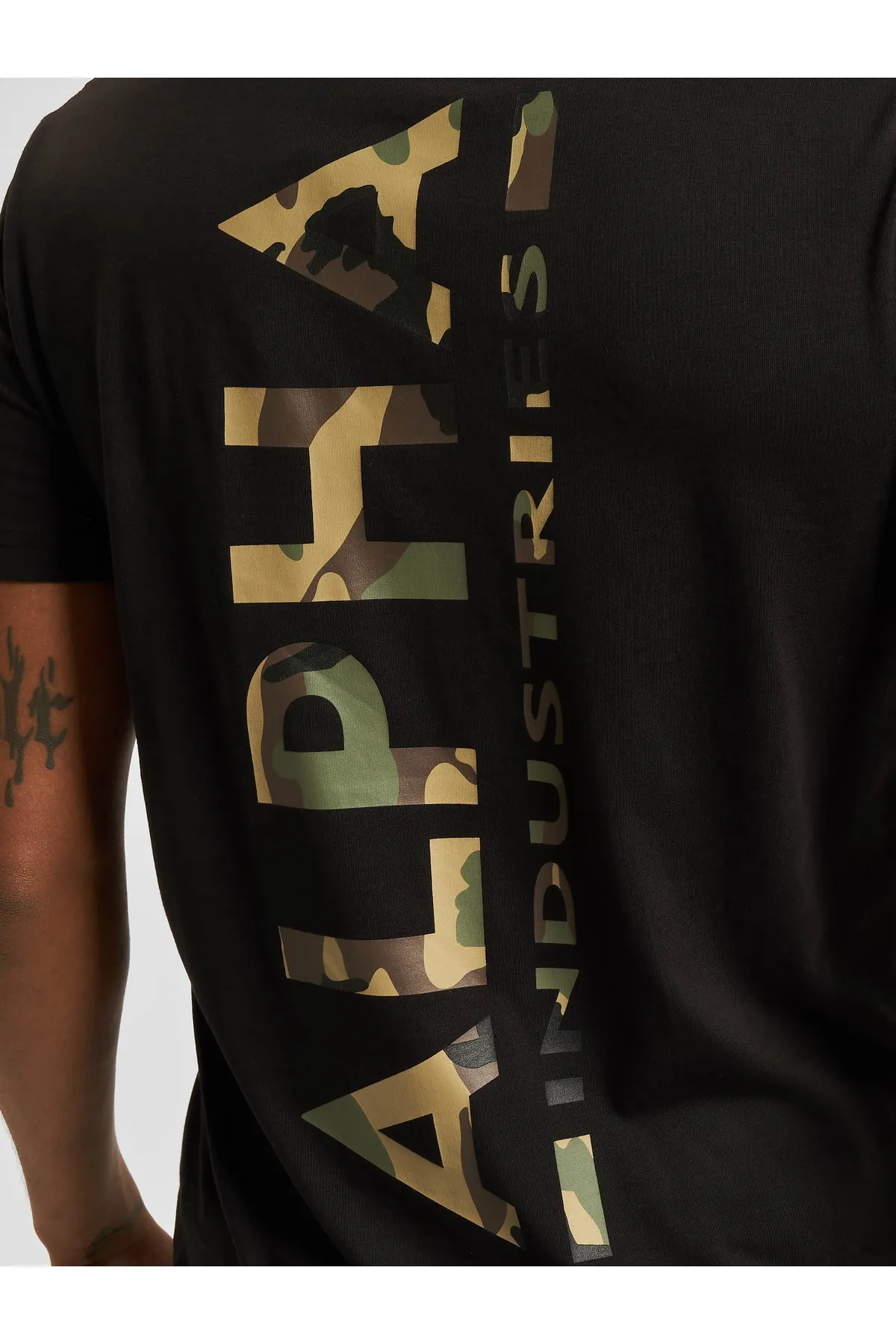 Alpha Industries  Herren Alpha Industries Camo Backprint T-Shirt