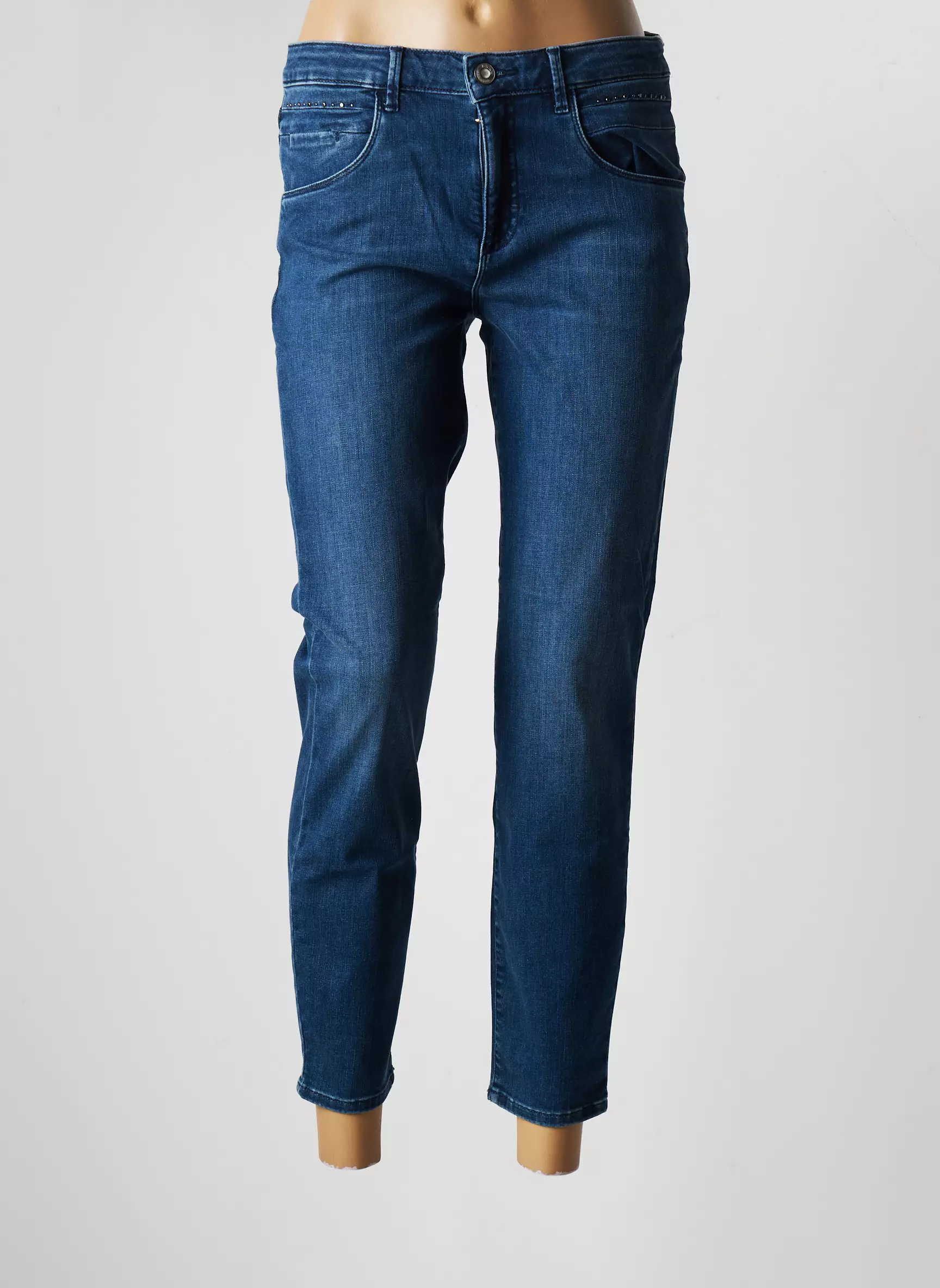 Brax Jeans Coupe Slim Femme couleur bleu