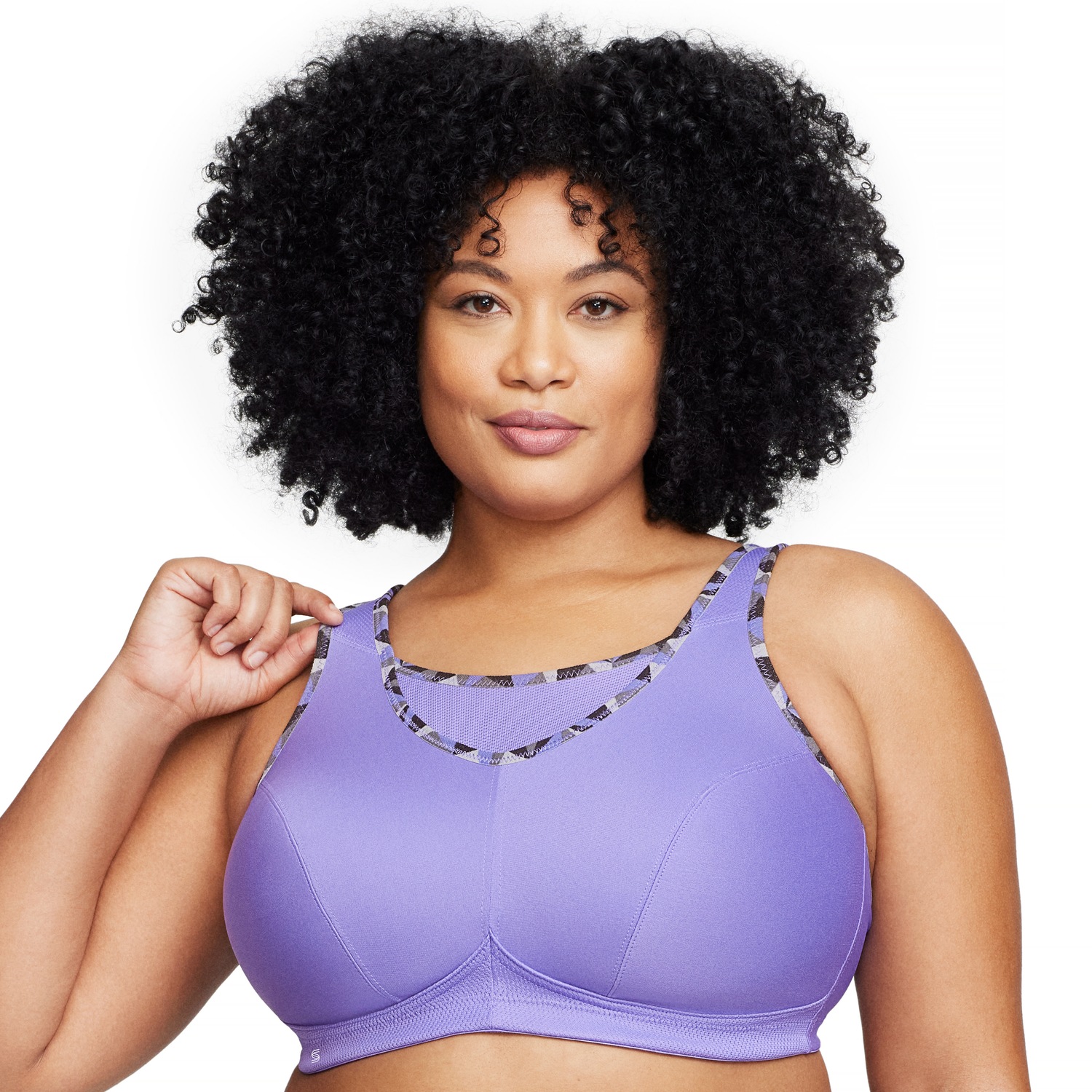 Sport-Bustier mit bestem Halt - Lila