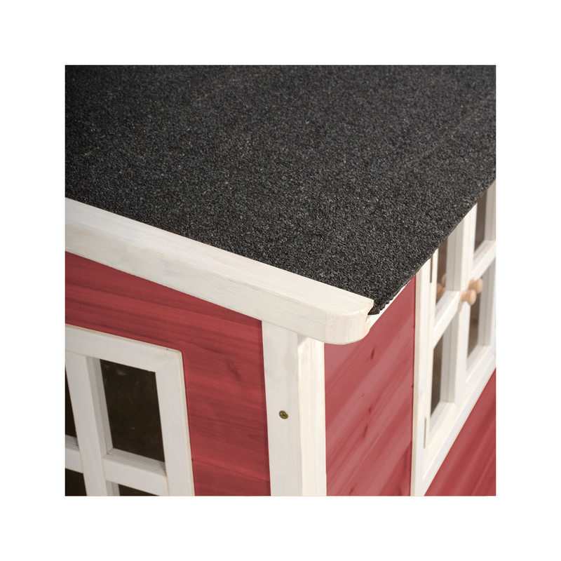 Maisonnette en bois EXIT loft 300 rouge EXIT Toys