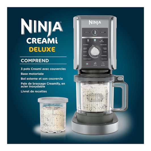 Aparat de înghețată Ninja Creami Deluxe NC502EU – 10 în 1