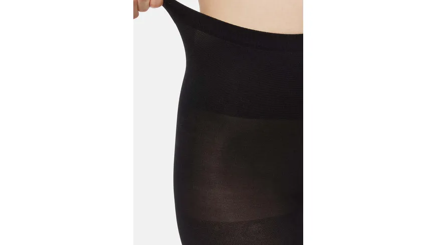 NUR DIE Damen Feinstrumpfhose Ultra Blickdicht 80 DEN schwarz