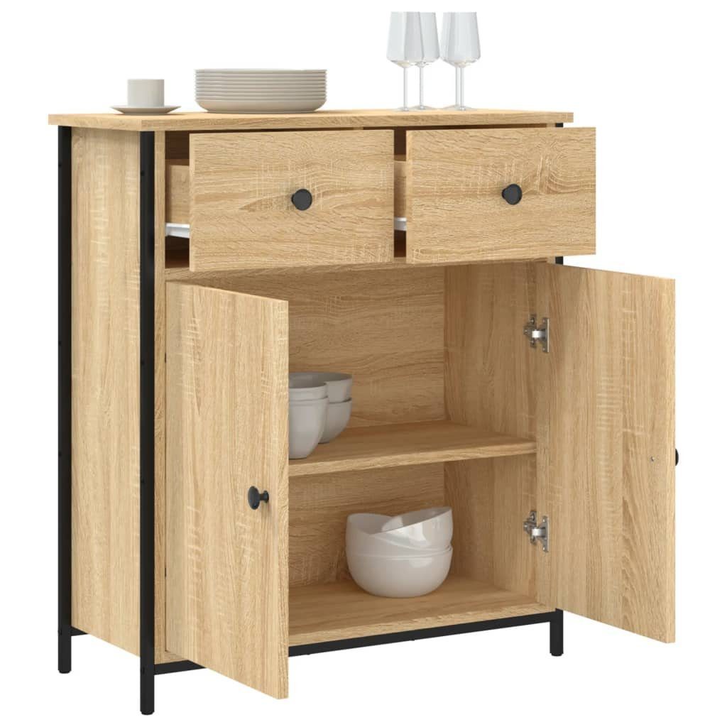 vidaXL Sideboard Sideboard Sonoma-Eiche 70x30x80 cm Holzwerkstoff (1 St)
