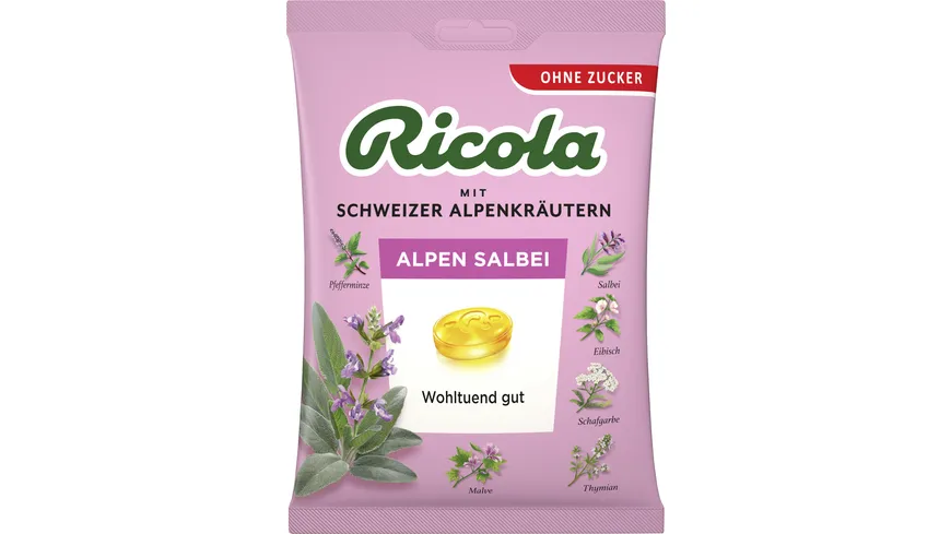Ricola Bonbons Aplen Salbei 75 g