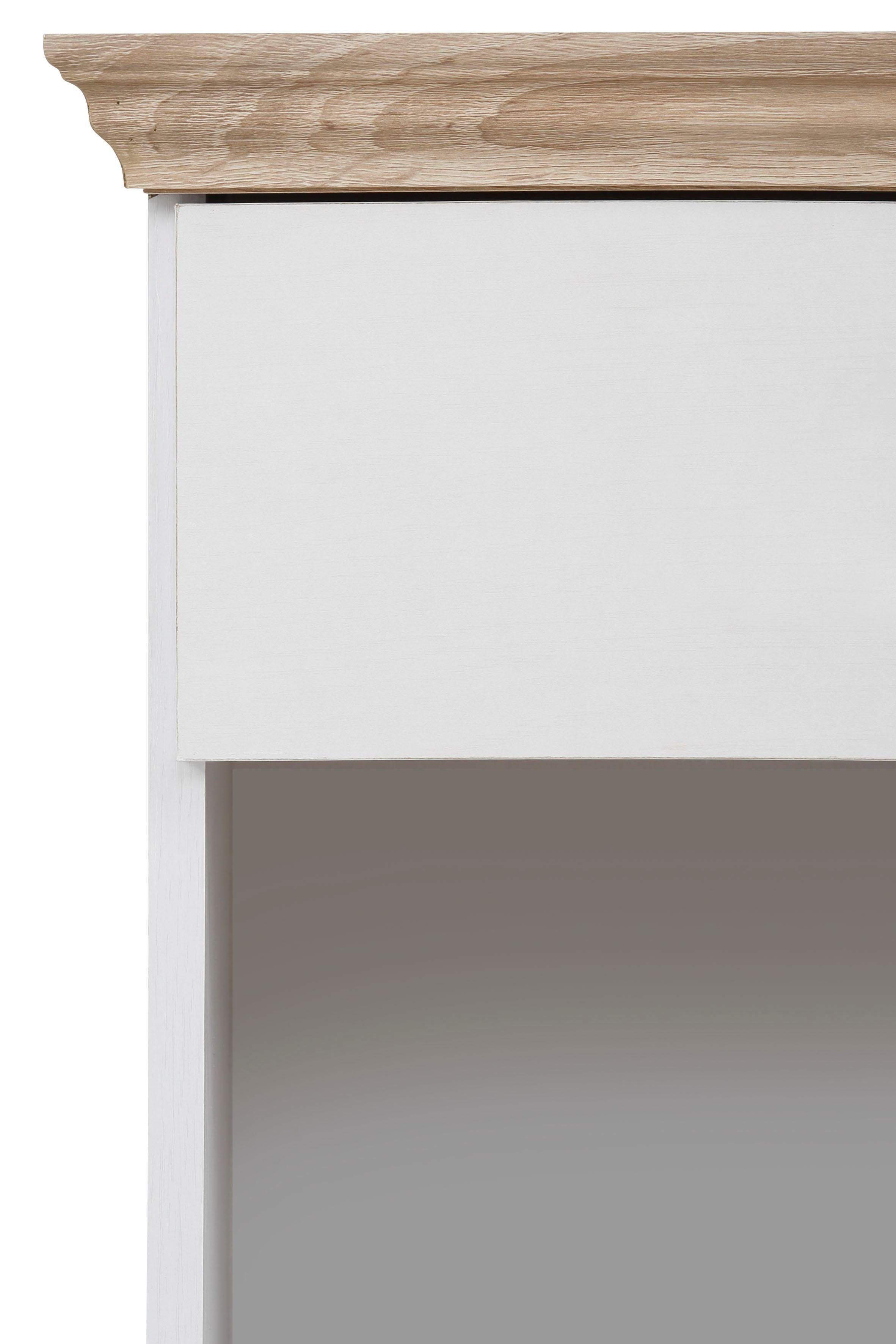 Home affaire Nachtkonsole Binz, mit einem schönen Metall Knopfgriff, Breite 45 cm