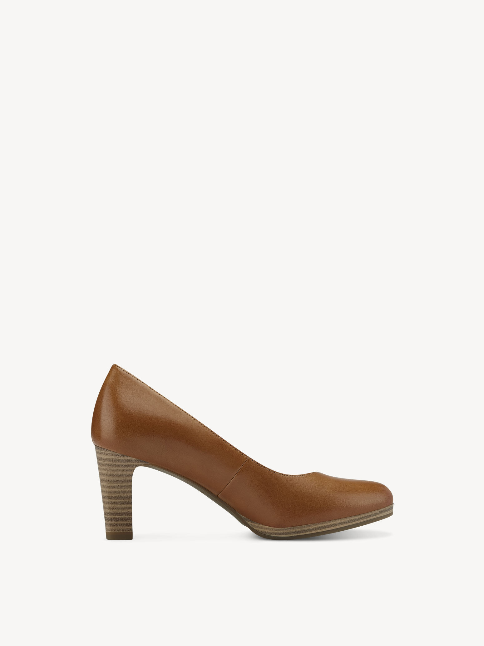 Escarpin en cuir - marron