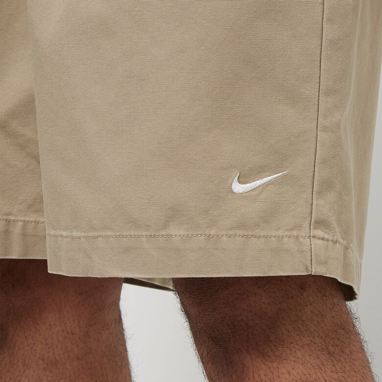NIKE Pleated Chino Short khaki/white