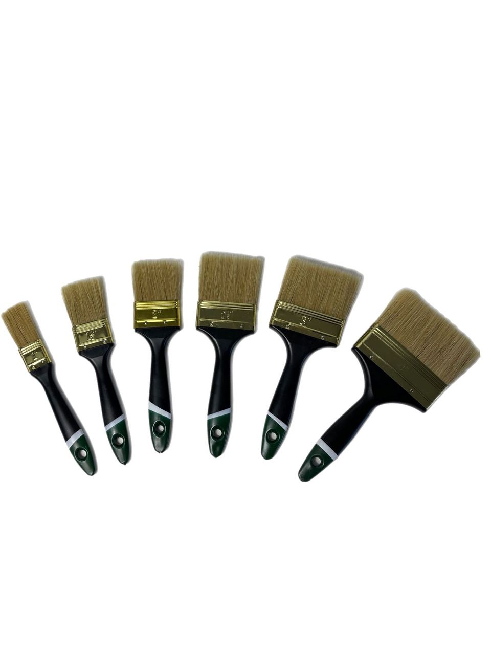 Vago-Tools Malerpinsel Pinsel 18 tlg Set Flachpinsel 25/38/50/63/75/100 mm je 3