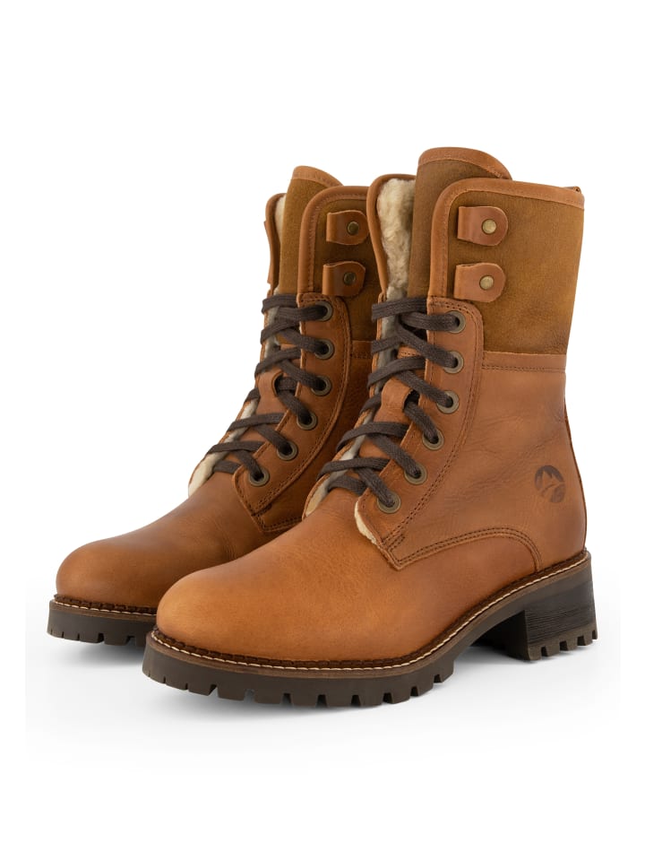 TRAVELIN' Ankle Boots Myre in Cognac günstig kaufen