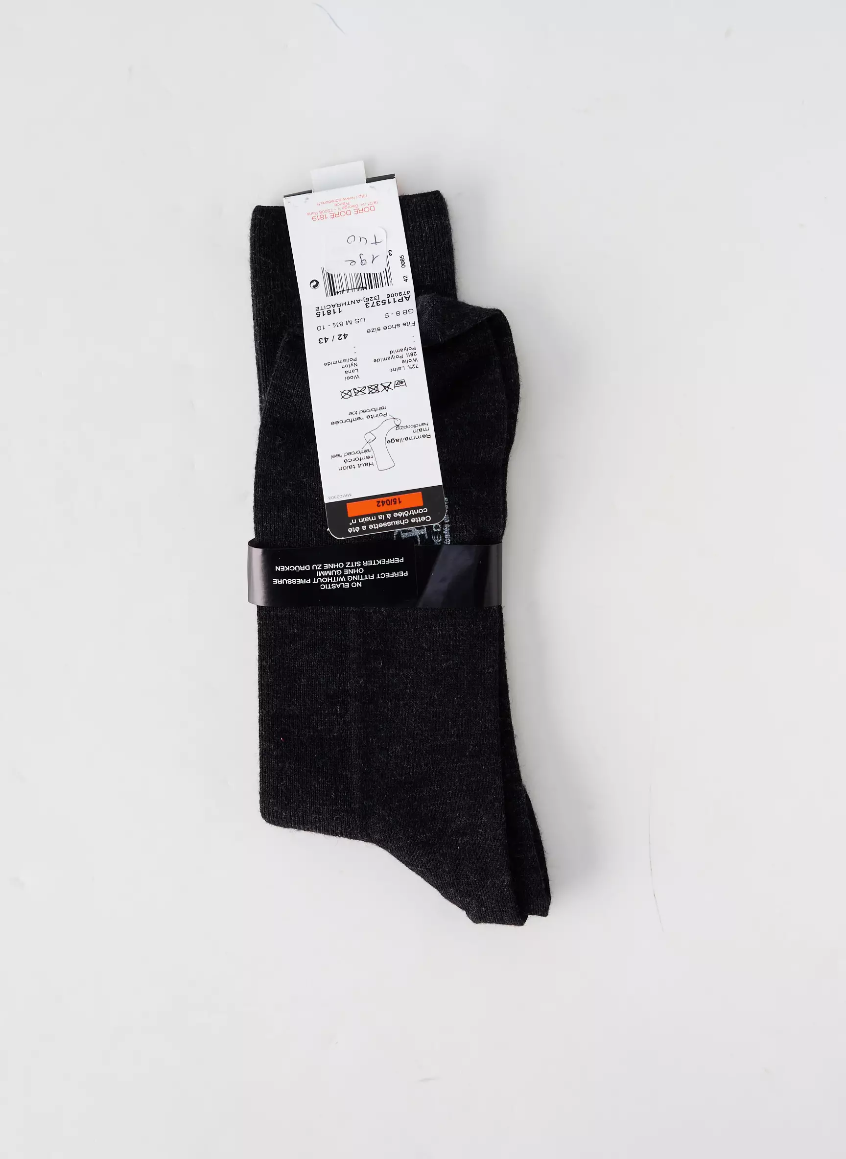 Dore Dore Chaussette Homme couleur gris