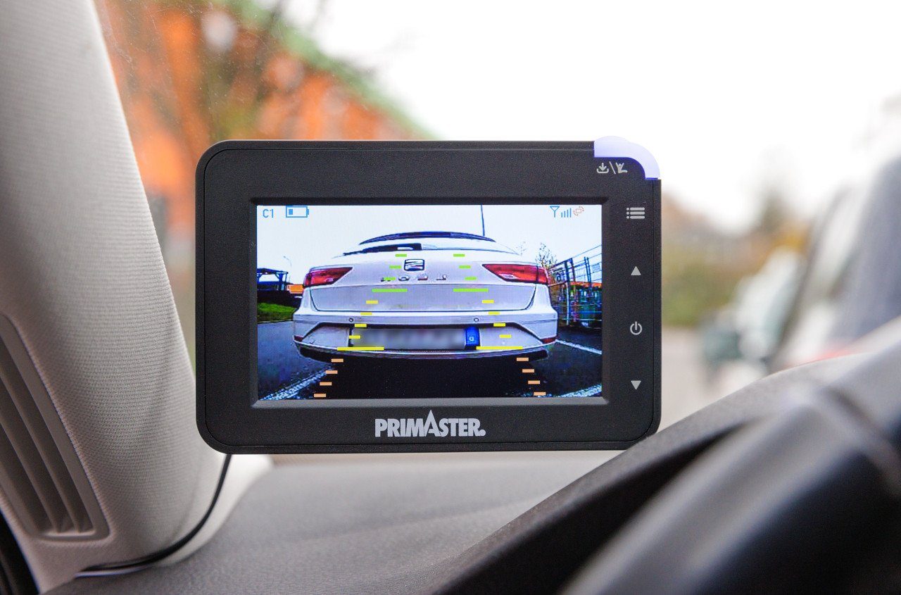Primaster Primaster Solar Rückfahrkamera mit Display Rückfahrkamera
