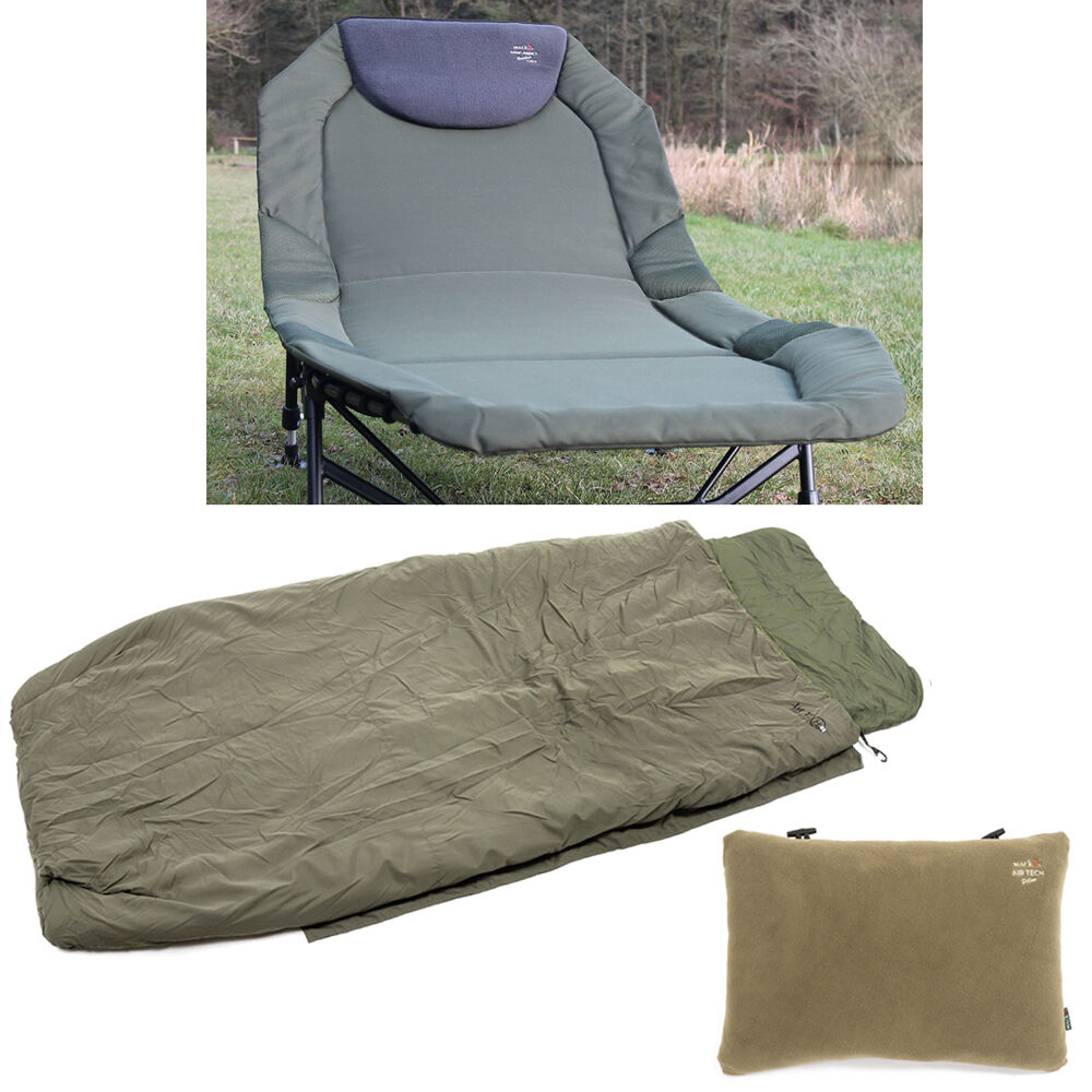 Paket ležalnika Carp Addict + odeja + vzglavnik