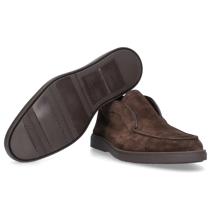 Santoni - Stiefeletten DESERT BOOT Veloursleder - braun