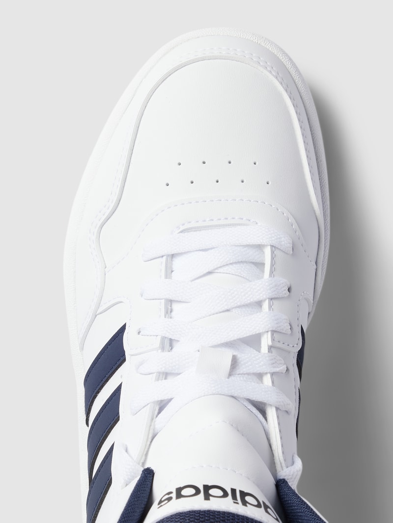 High Top Sneaker mit Label-Details in dunkelblau