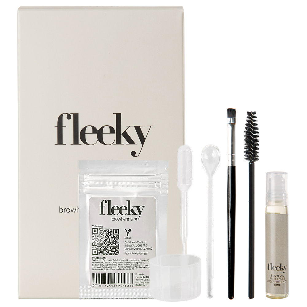 Fleeky Kit Coloration Sourcils henné - Profondeur & Précision
