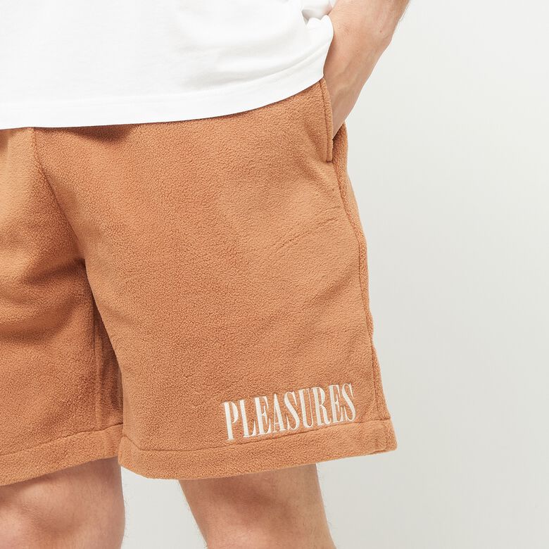 Pleasures Equator Shorts camel