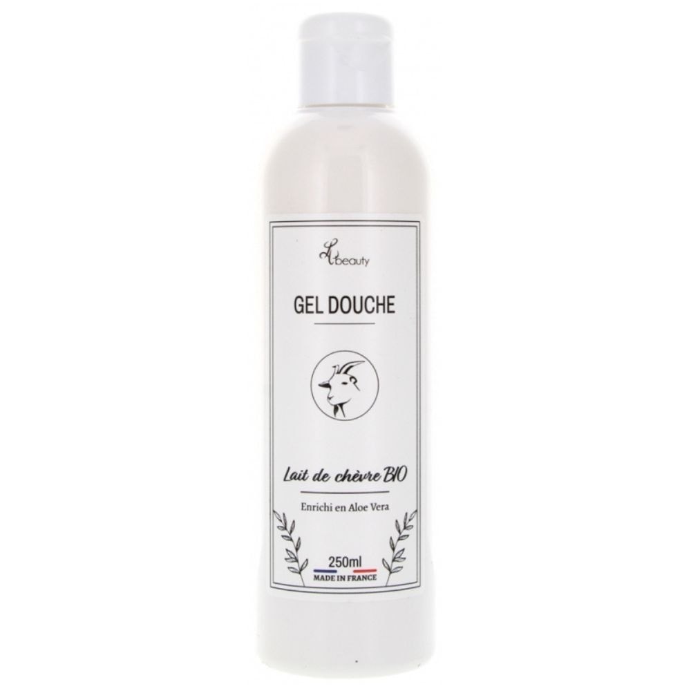 lh beauty GEL DOUCHE AU LAIT DE CHEVRE BIO ET ALOE VERA GEL DOUCHE