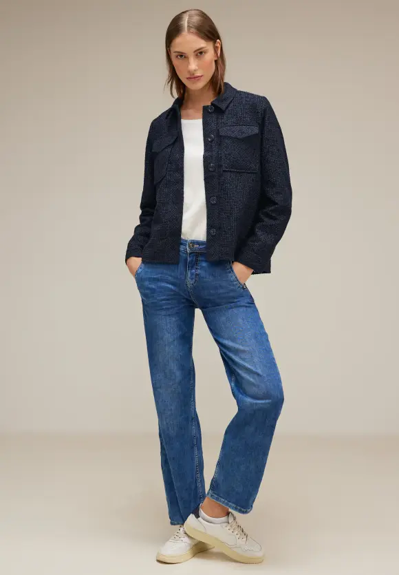 Street One Kurze Bouclé Jacke
