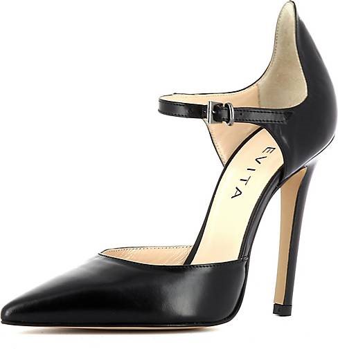 EVITA Damen Pumps halboffen LISA