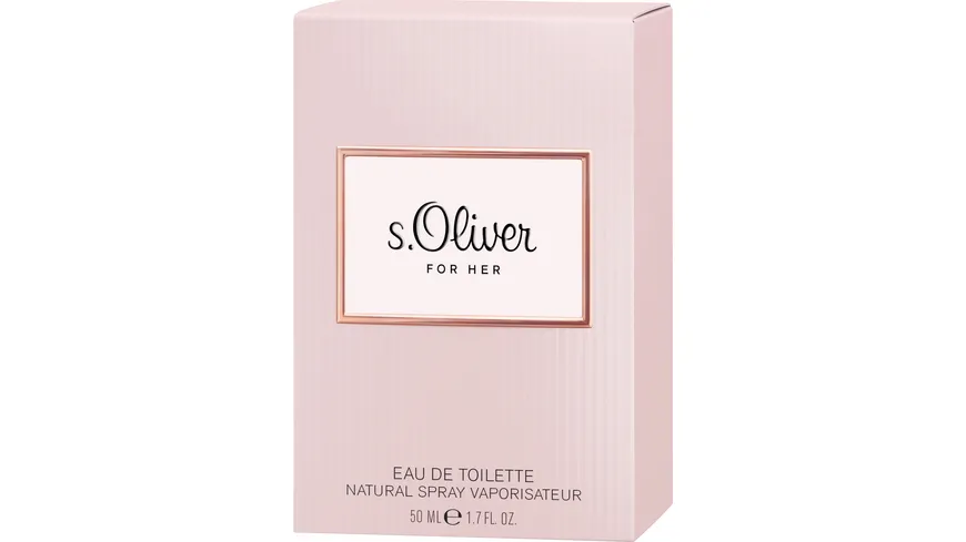 s.Oliver FOR HER Eau de Toilette Naturalspray 50 ml