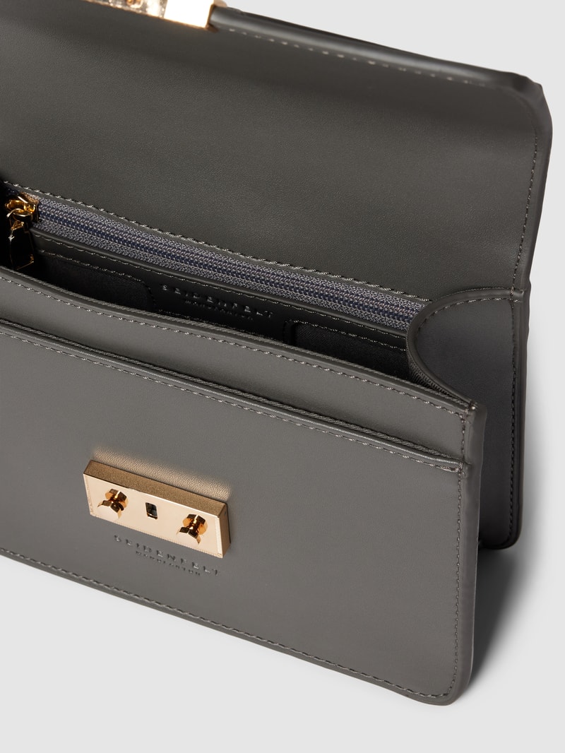 Handtasche mit Klickverschluss Modell 'ROROS' in graphit