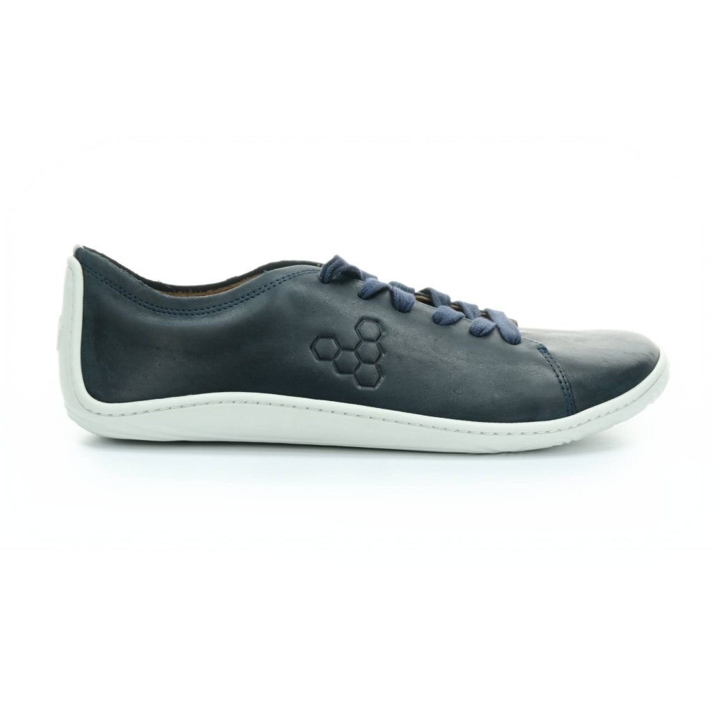 Vivobarefoot Addis M Navy Leather Barfußhalbschuhe