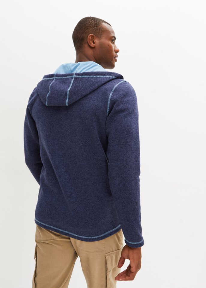 Strickfleece-Jacke