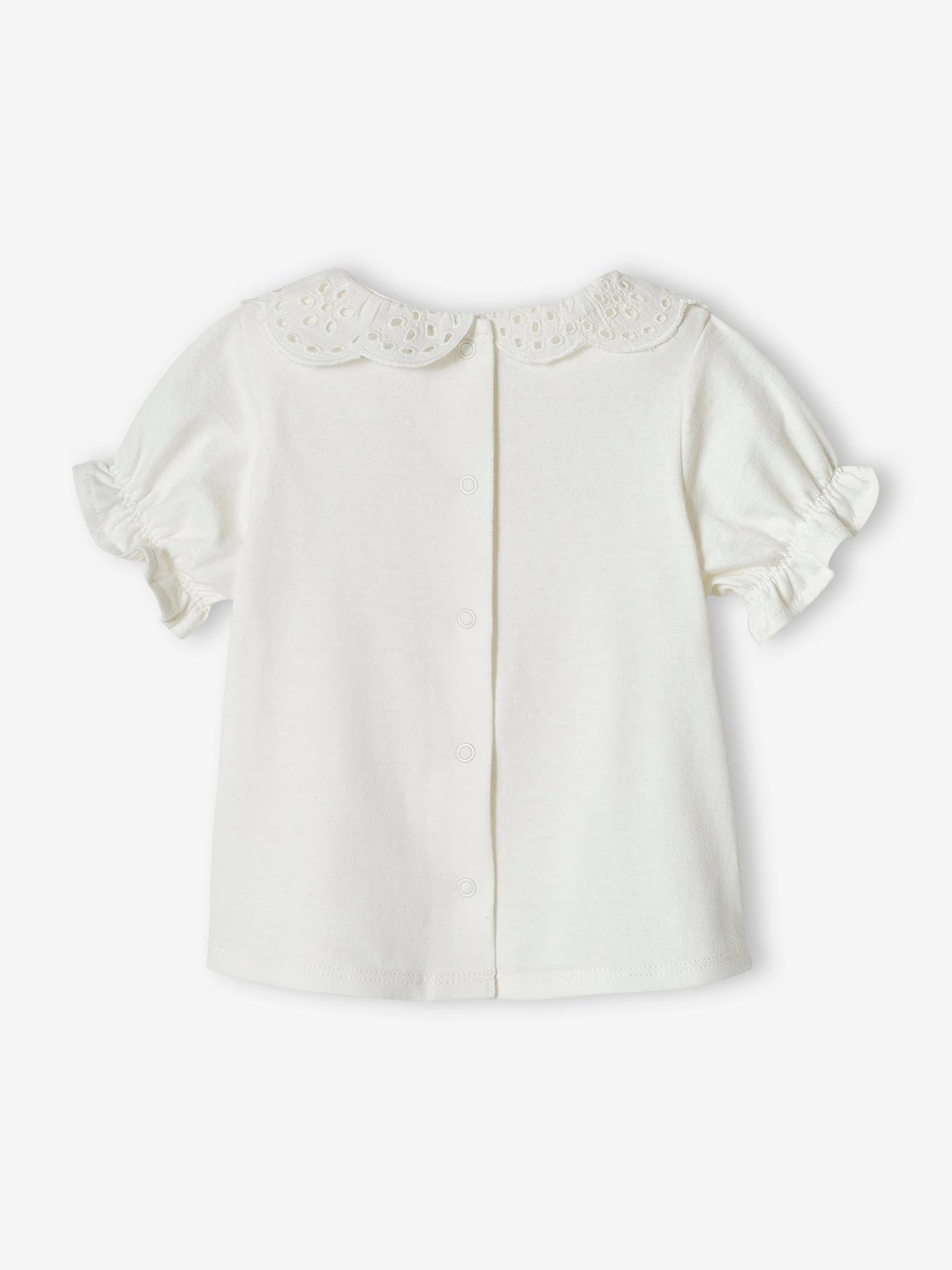 Lot de 2 T-shirts bébé manches courtes rose poudré